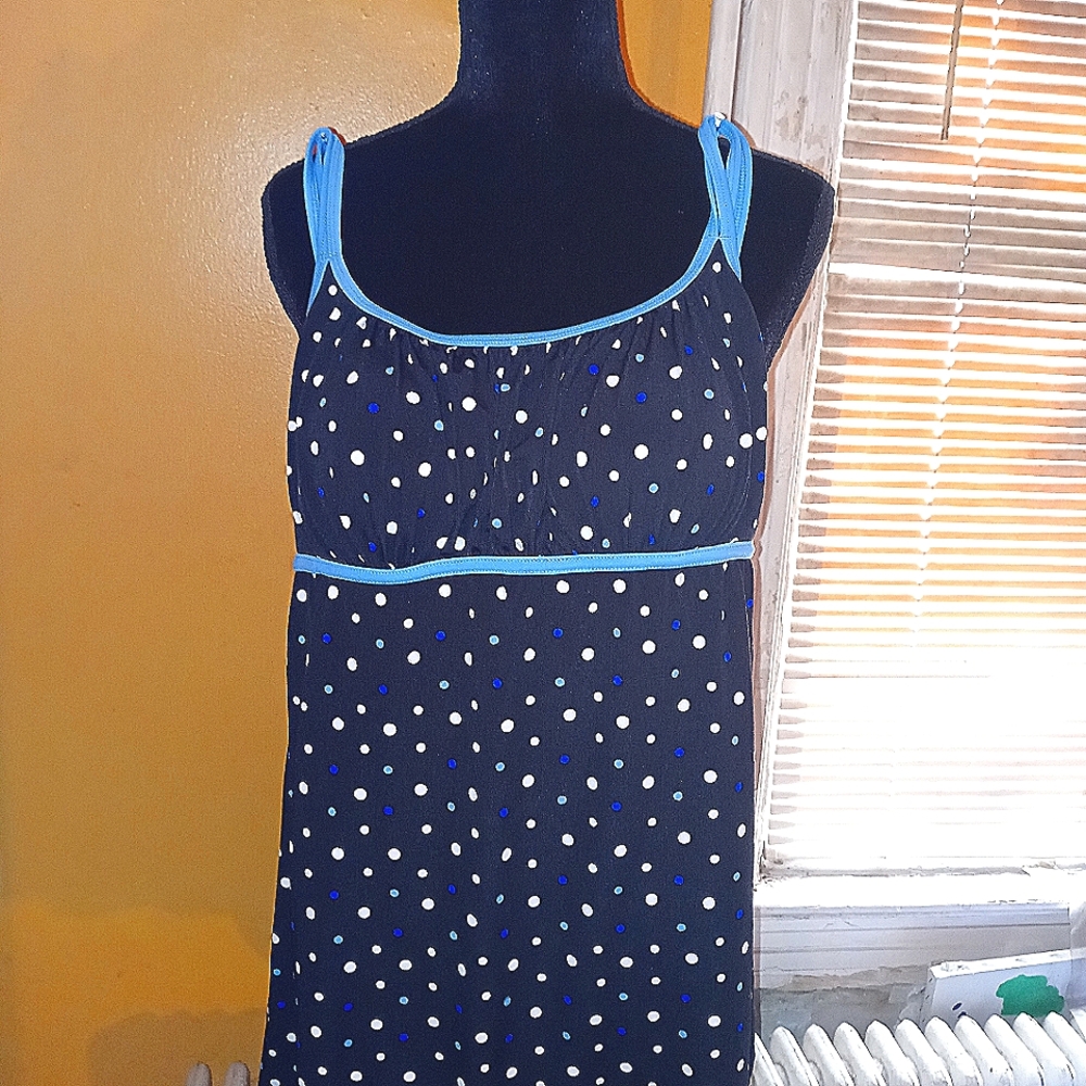 Catalina Dress Bathing Suit with Polka Dots